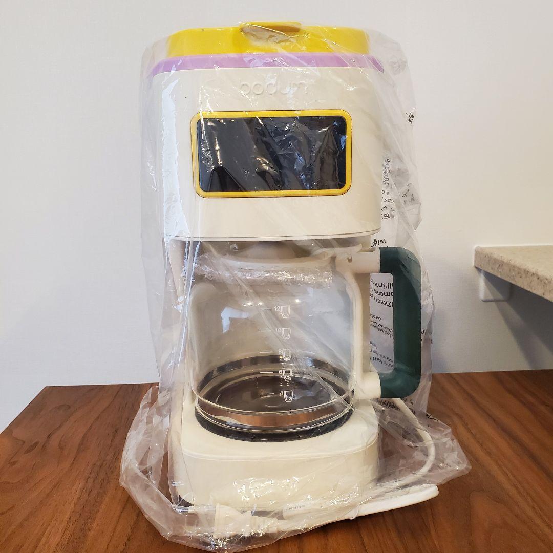 【新品・未使用品】bodum MoMA コーヒーメーカー ホワイトマルチ