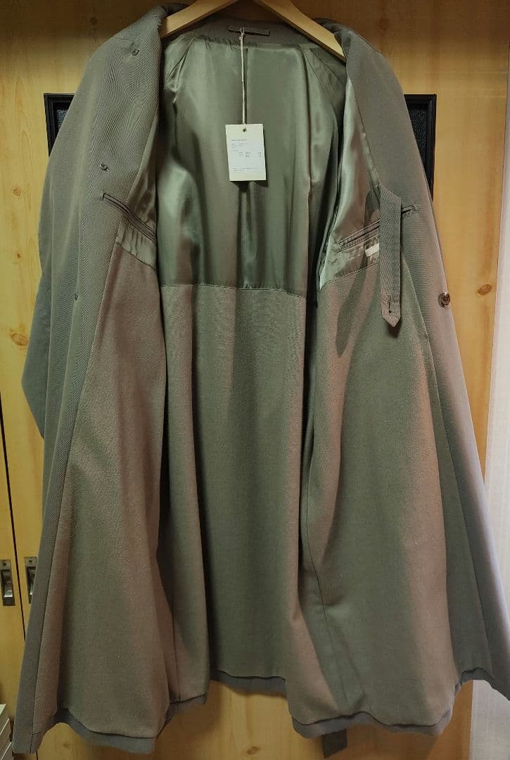 極美品 アルテリア 21 aw シャンブレー ギャバジンオーバーコート 3