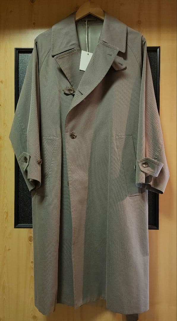 極美品 アルテリア 21 aw シャンブレー ギャバジンオーバーコート 3