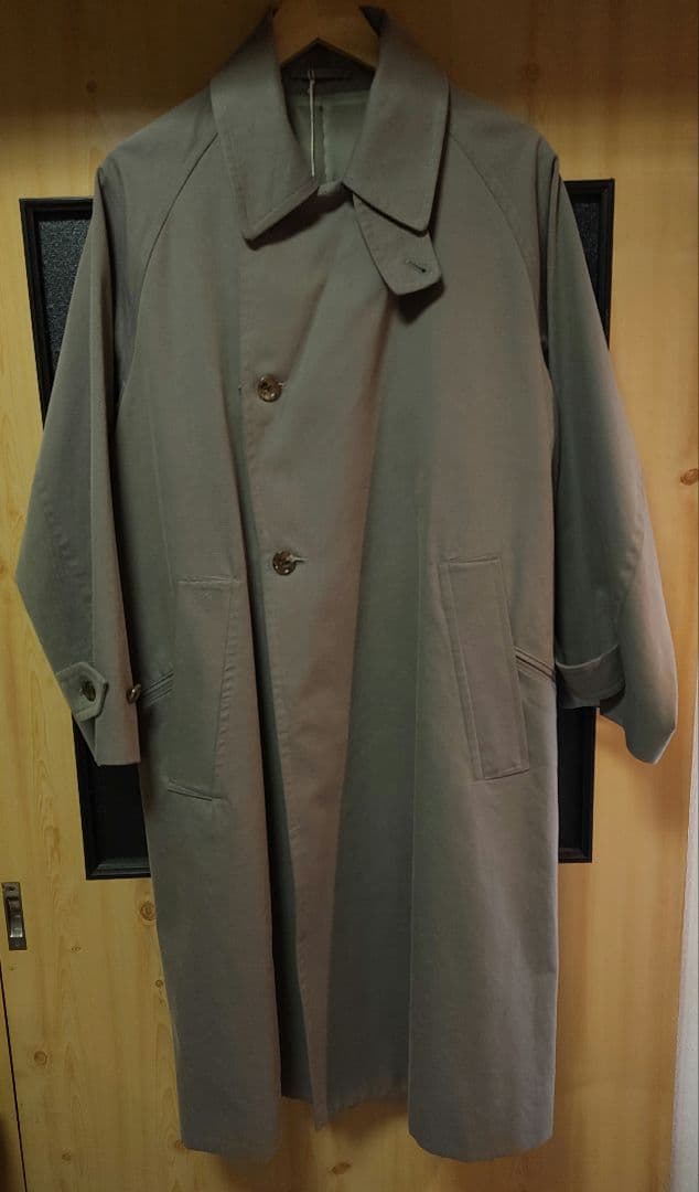 極美品 アルテリア 21 aw シャンブレー ギャバジンオーバーコート 3