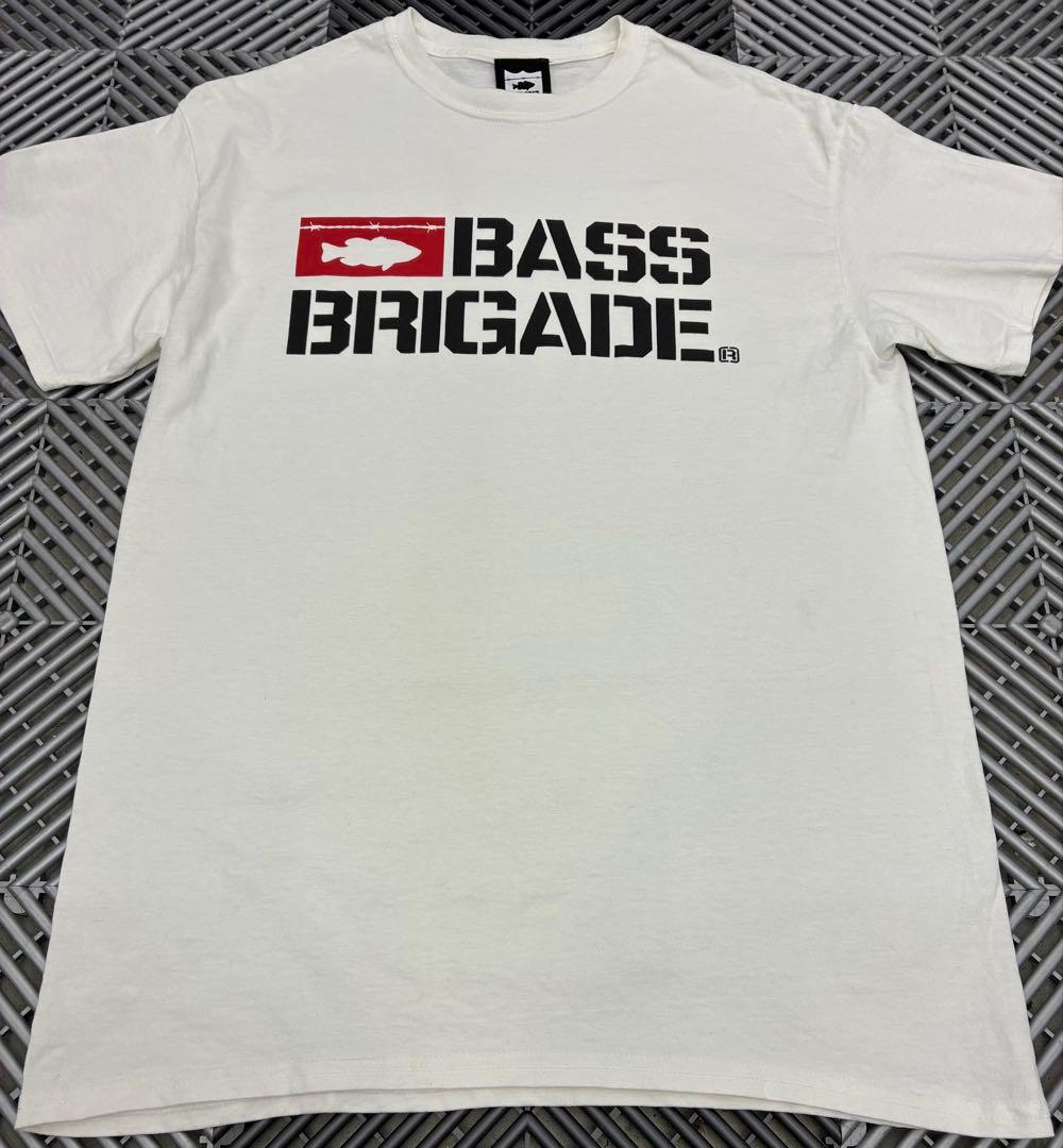 希少！限定コラボ！美品！Mサイズ！BASS BRIGADE Tシャツ ホワイト