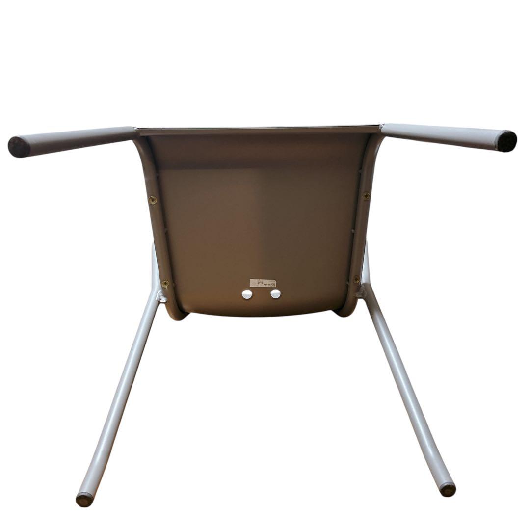 【希少】②IKEA TUNHOLMEN ガーデンチェア 2脚グレー スタッキング