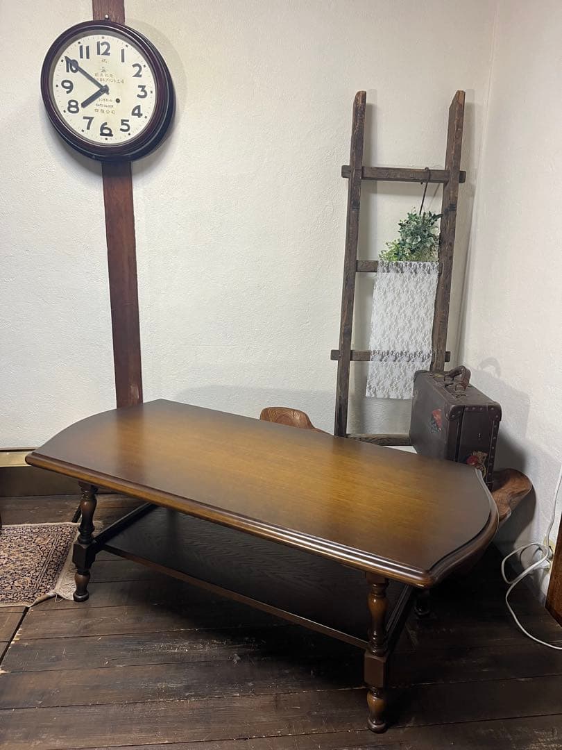 飛騨家具 キツツキ センターテーブル リビングテーブル ローテーブル オーク材