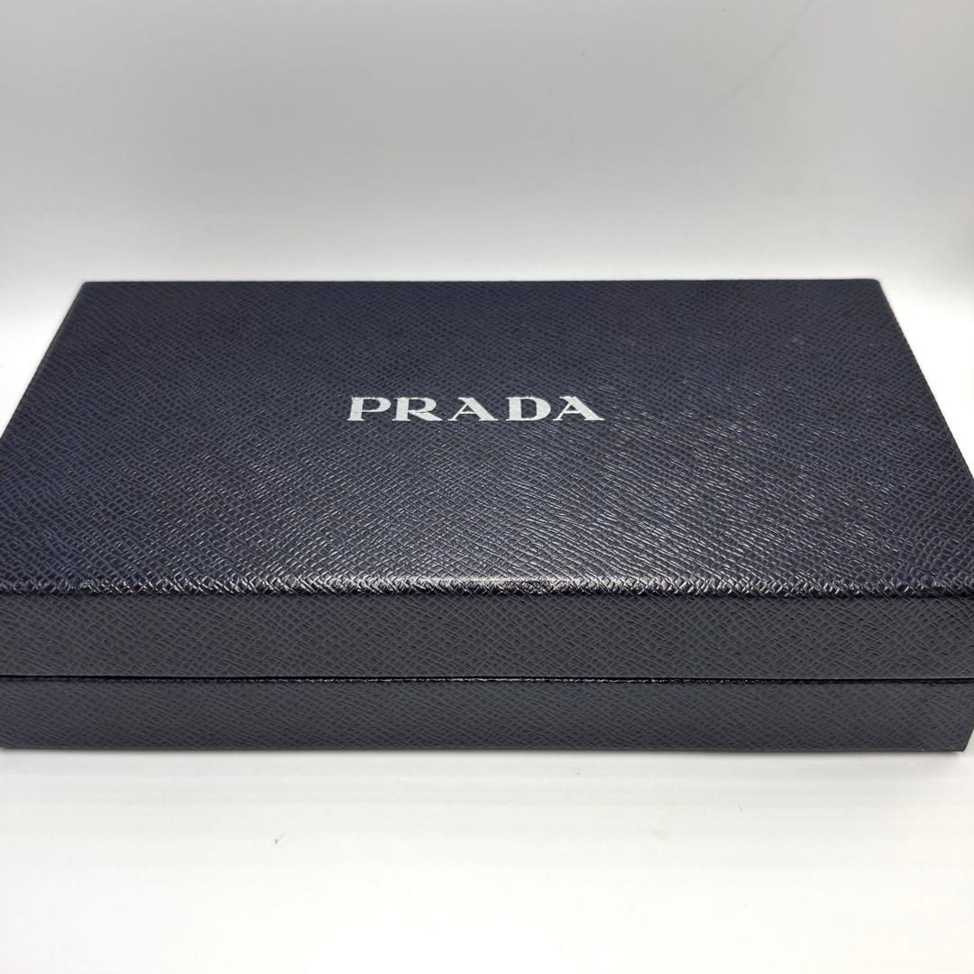 ああああ　　　　　PRADA プラダ サフィアーノレザー 長財布 ブラック