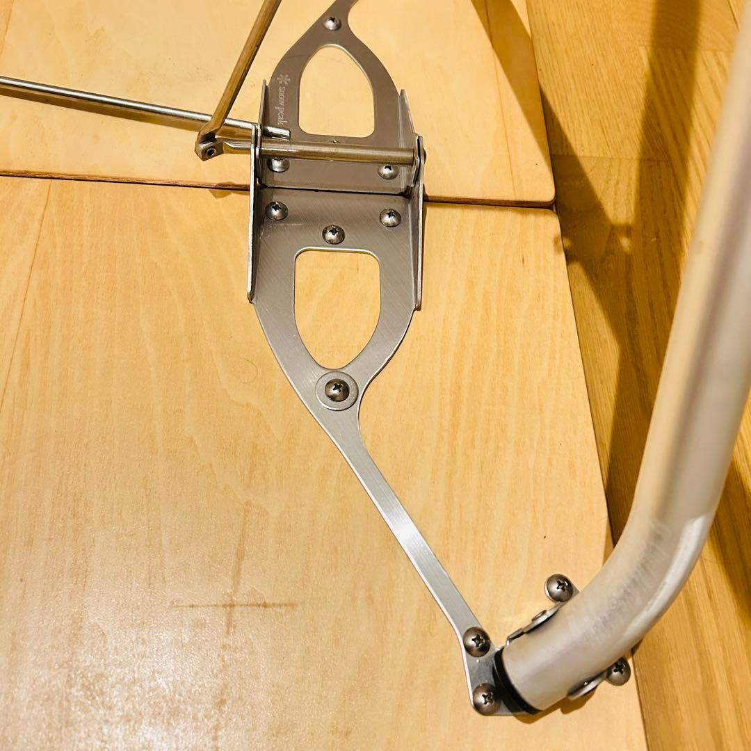 【希少廃盤品】 【最終価格】スノーピーク　ワンアクションテーブル　シナベニヤ天板