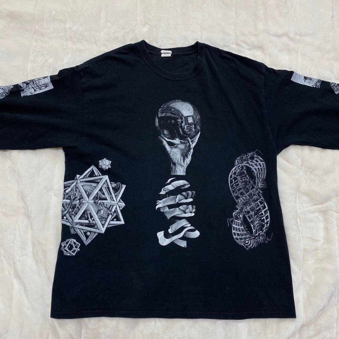 k*G様 入手困難　ESCHER エッシャー　Tシャツ　長袖　ロンT　アートT