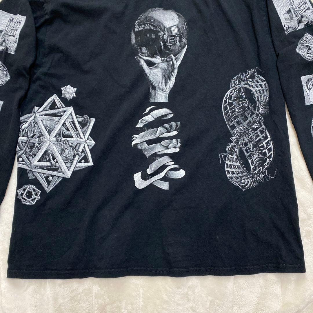 k*G様 入手困難　ESCHER エッシャー　Tシャツ　長袖　ロンT　アートT