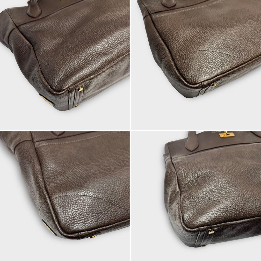 超美品✨A.D.M.J. トートバッグ　ショルダーバッグ　A4可能　肩がけ