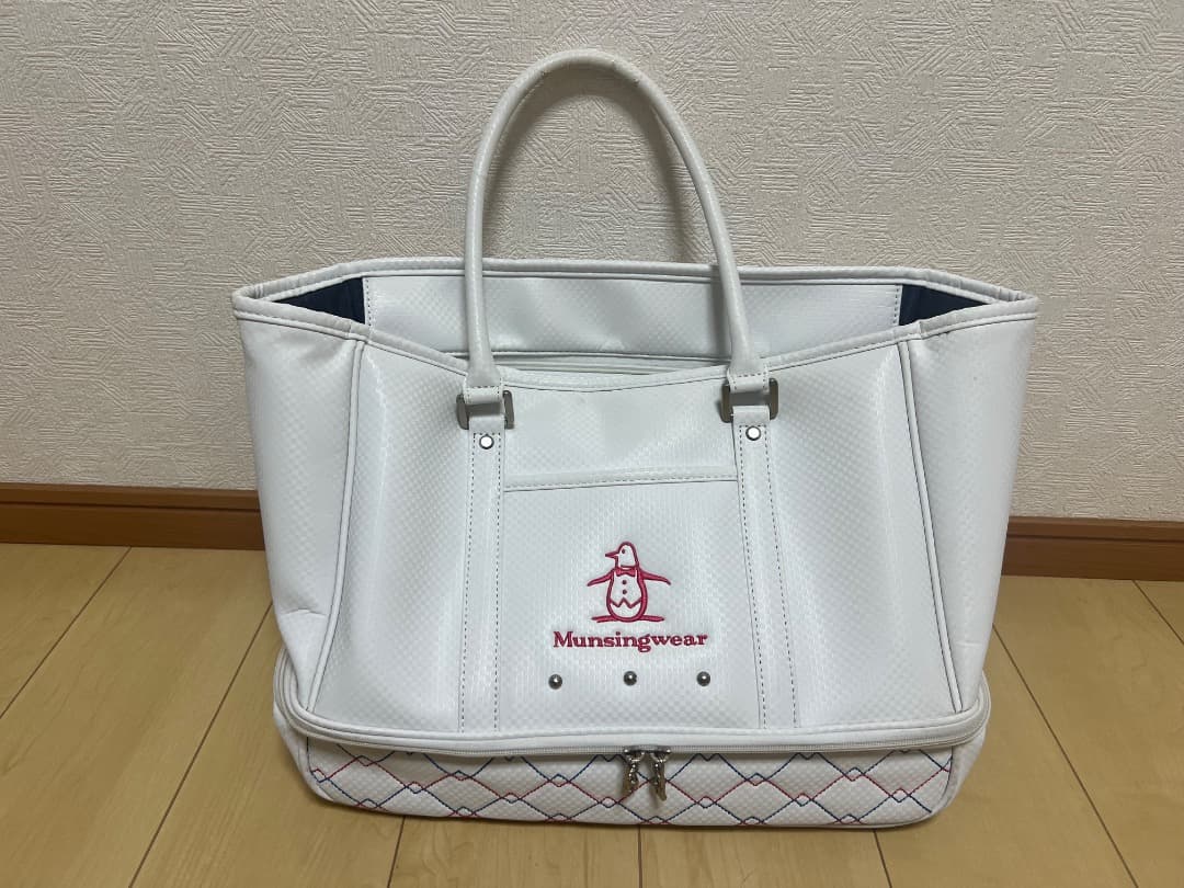 Munsingwear キャディバッグセット ホワイト・ピンク