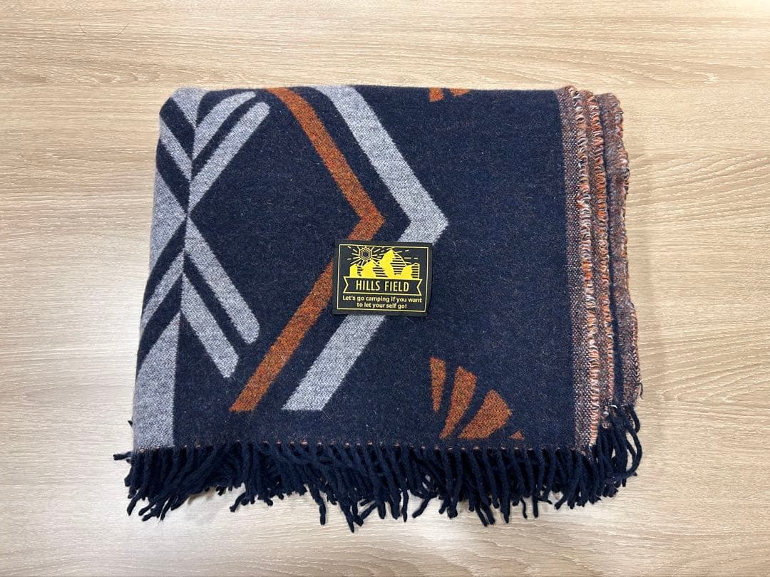 伊豆のぬし釣り ヒルズフィールド ブランケット MIYABIネイビー