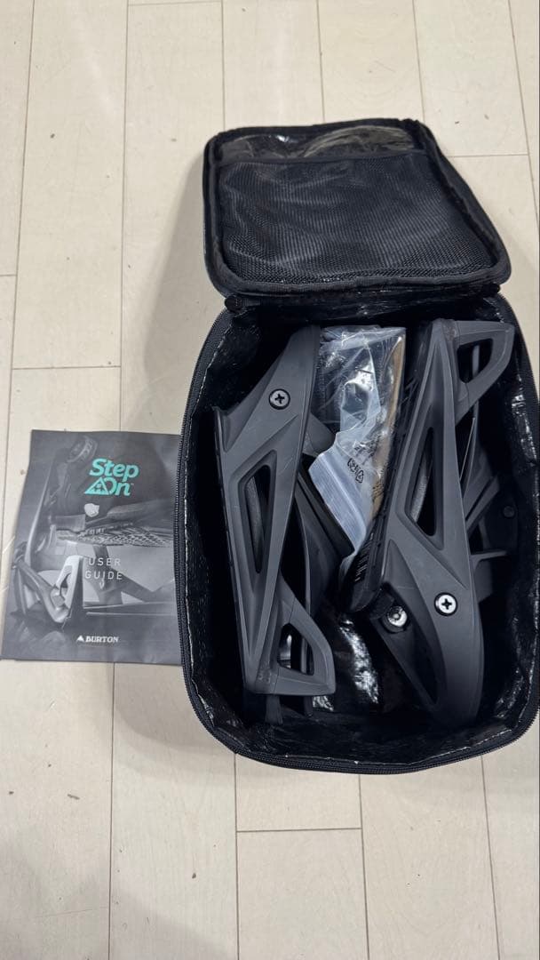 新品未使用 BURTON STEP ON メンズMサイズ ブラック