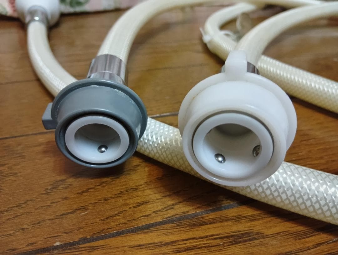 YOSA　水素風呂　給水＆排水ホース、取扱い説明書、ヘッドカバー予備