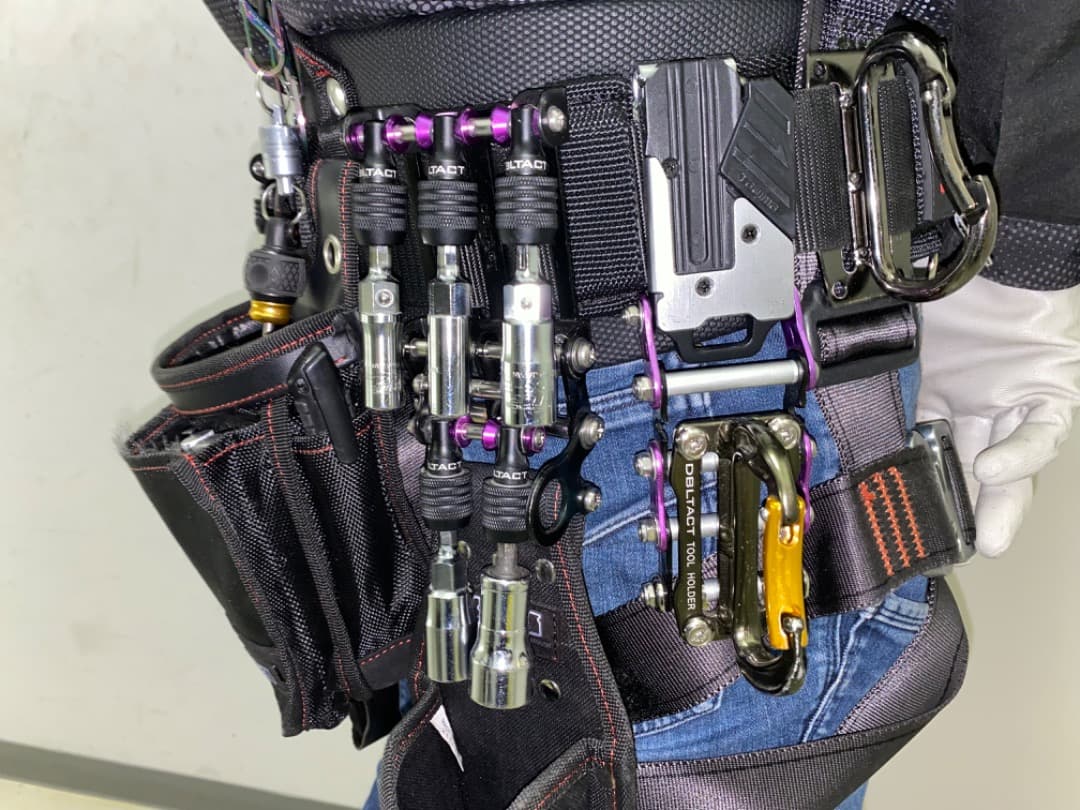 ビットホルダー6P付きベルトループ　パープル