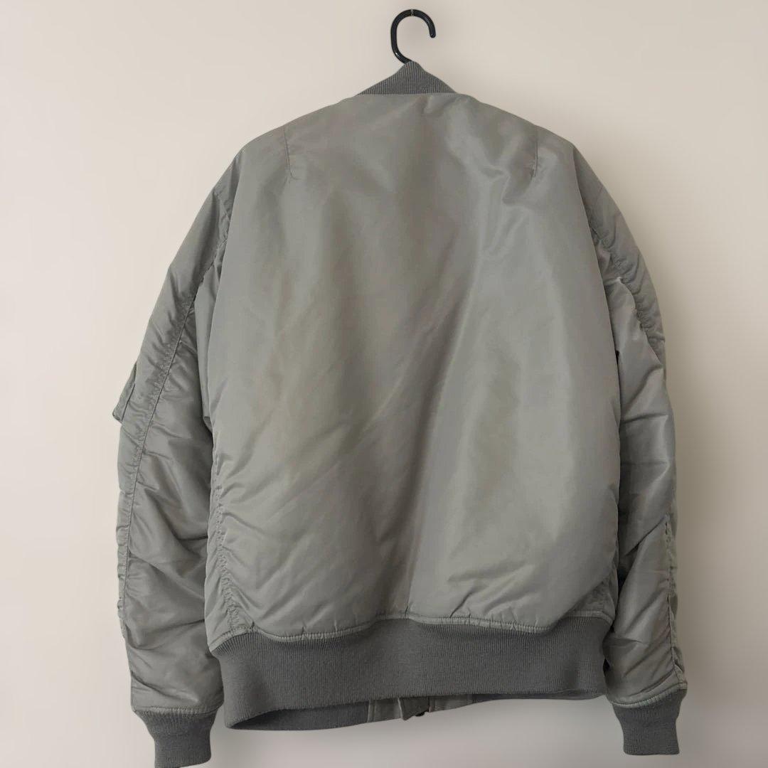 AVIREX MIL-J-8729E グレー MA-1 フライトジャケット2XL