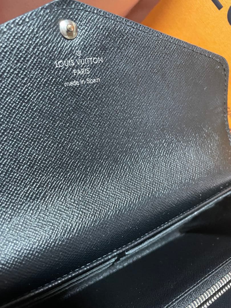 で*ん様 ❤️Louis Vuitton❤️ エピレザー ブラック ロングウォレ