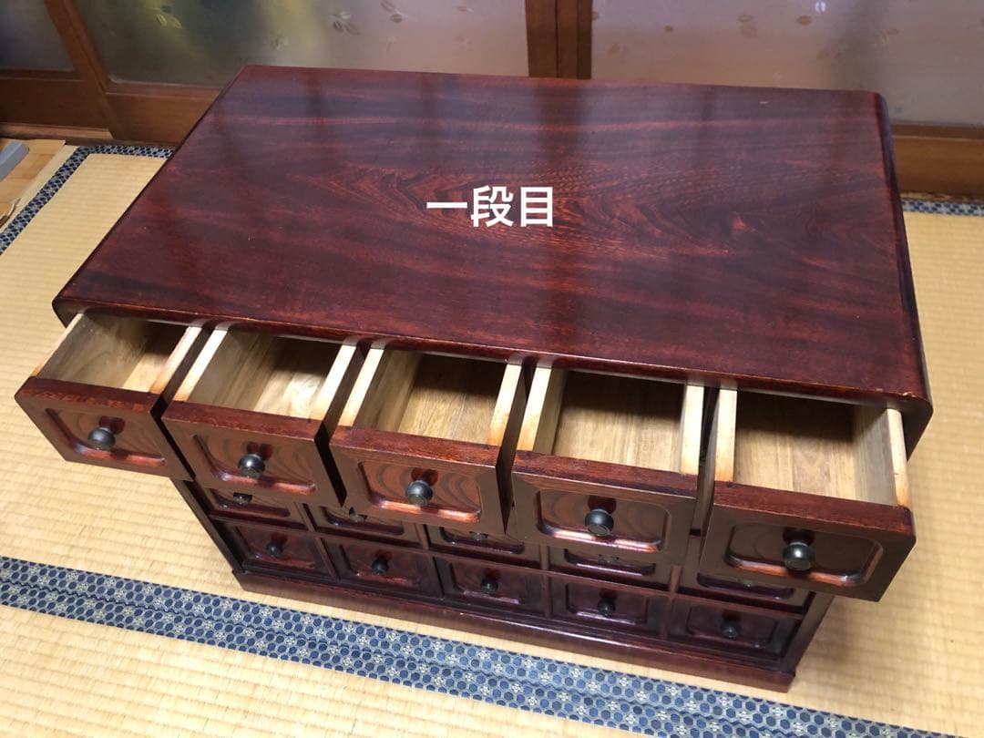 R*Y様 期間限定^_^昭和レトロ⭐︎木製 伝統的な日本の箪笥 ⭐︎隠し小箱あり