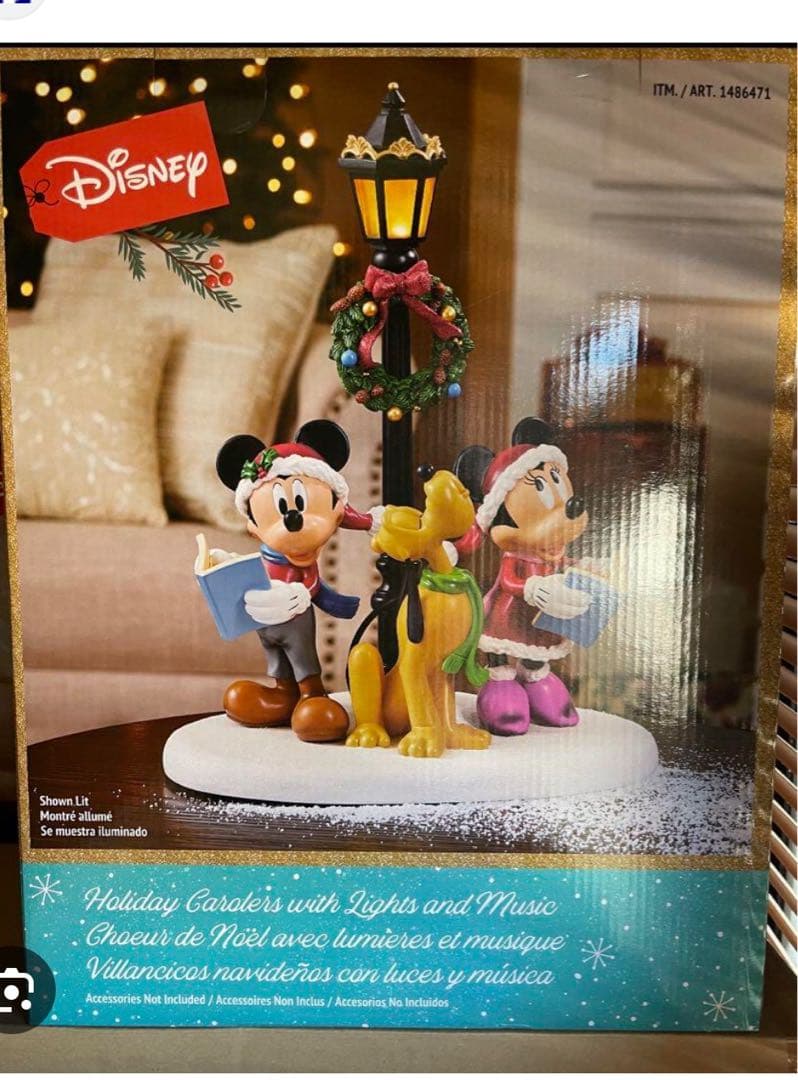 テーブルトップ キャロル　ディズニー クリスマスオーナメント ミッキー ミニー