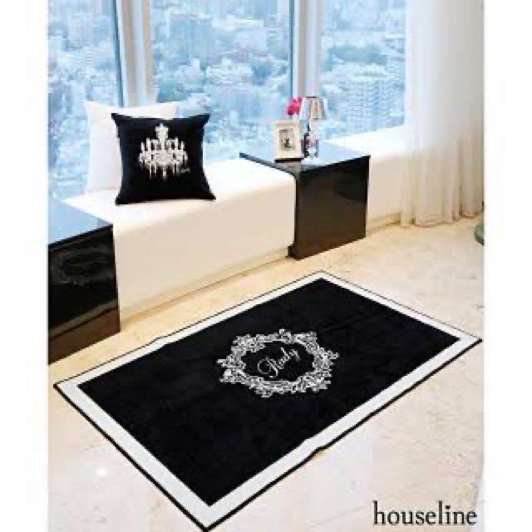 Rady ホテルシリーズラグマット ブラック
