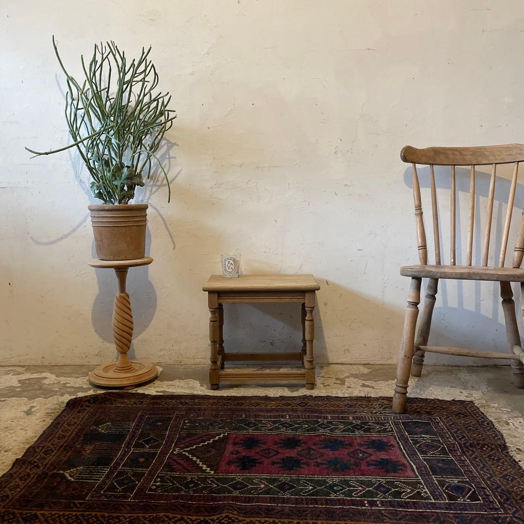 ビンテージ　サイドテーブル ベッドサイドテーブル　剥離