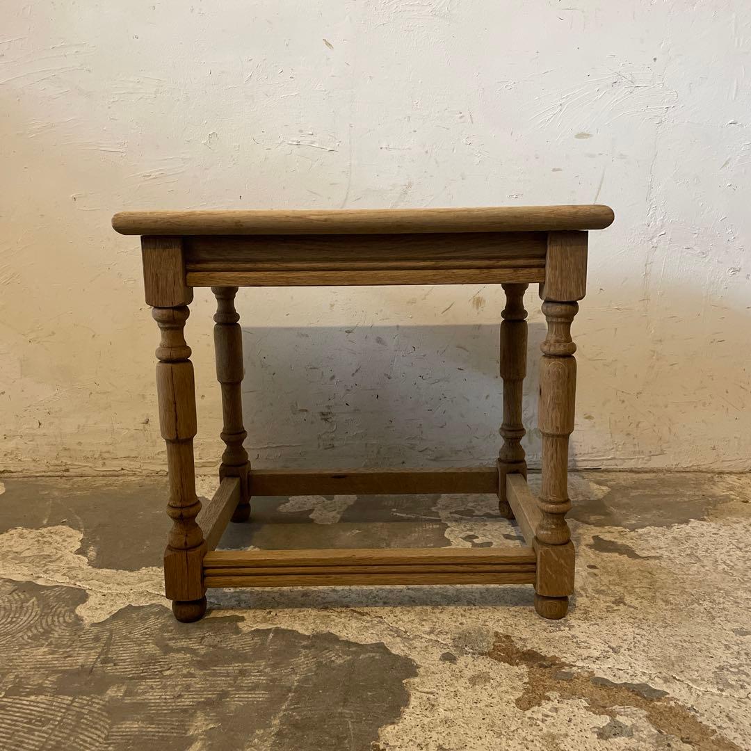 ビンテージ　サイドテーブル ベッドサイドテーブル　剥離