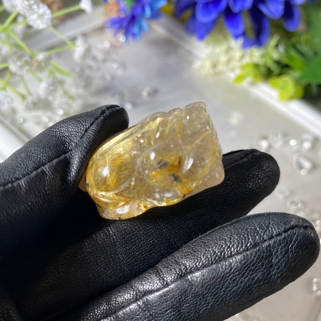 タイチンルチルクォーツ 貔貅