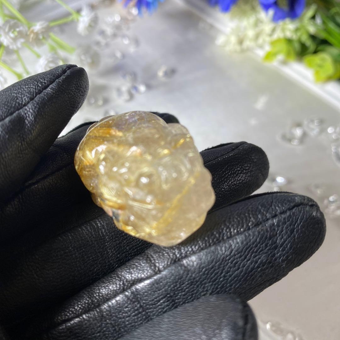 タイチンルチルクォーツ 貔貅