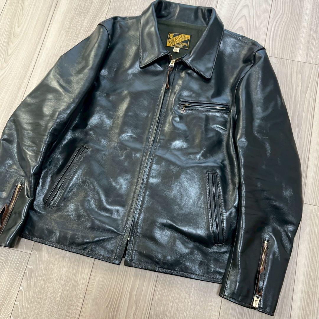 【神サイズ】Y'2 LEATHER ホースハイド レザージャケット 44