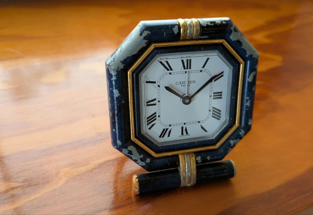 カルティエ　90s　トラベルアラームクロック　　アンティーク　ヴィンテージ