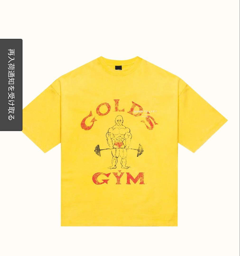 リフト LYFT GOLD'S GYM イエロー Tシャツ