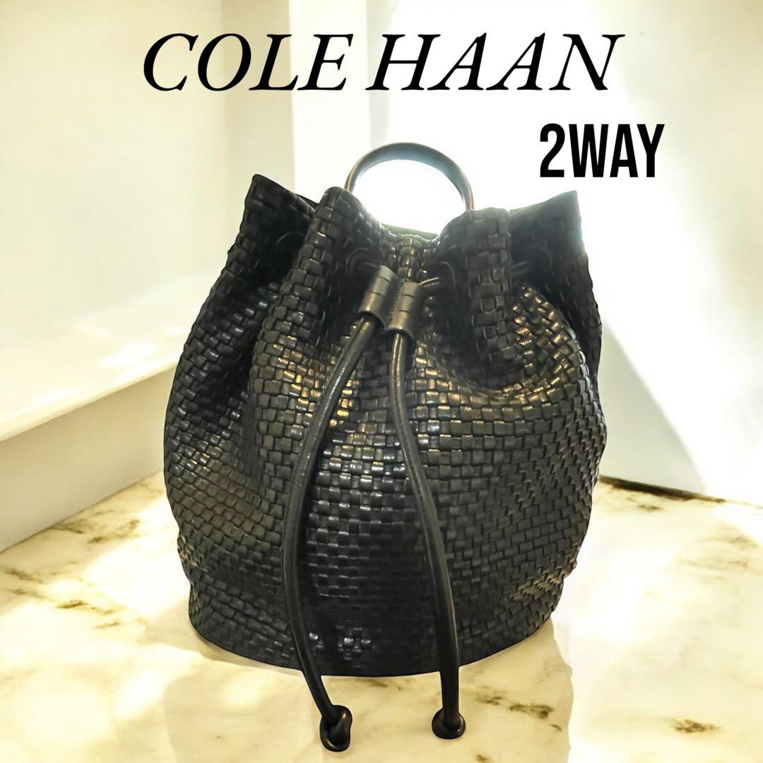 大幅値下げ！　COLE HAAN イントレチャート　レザーリュック