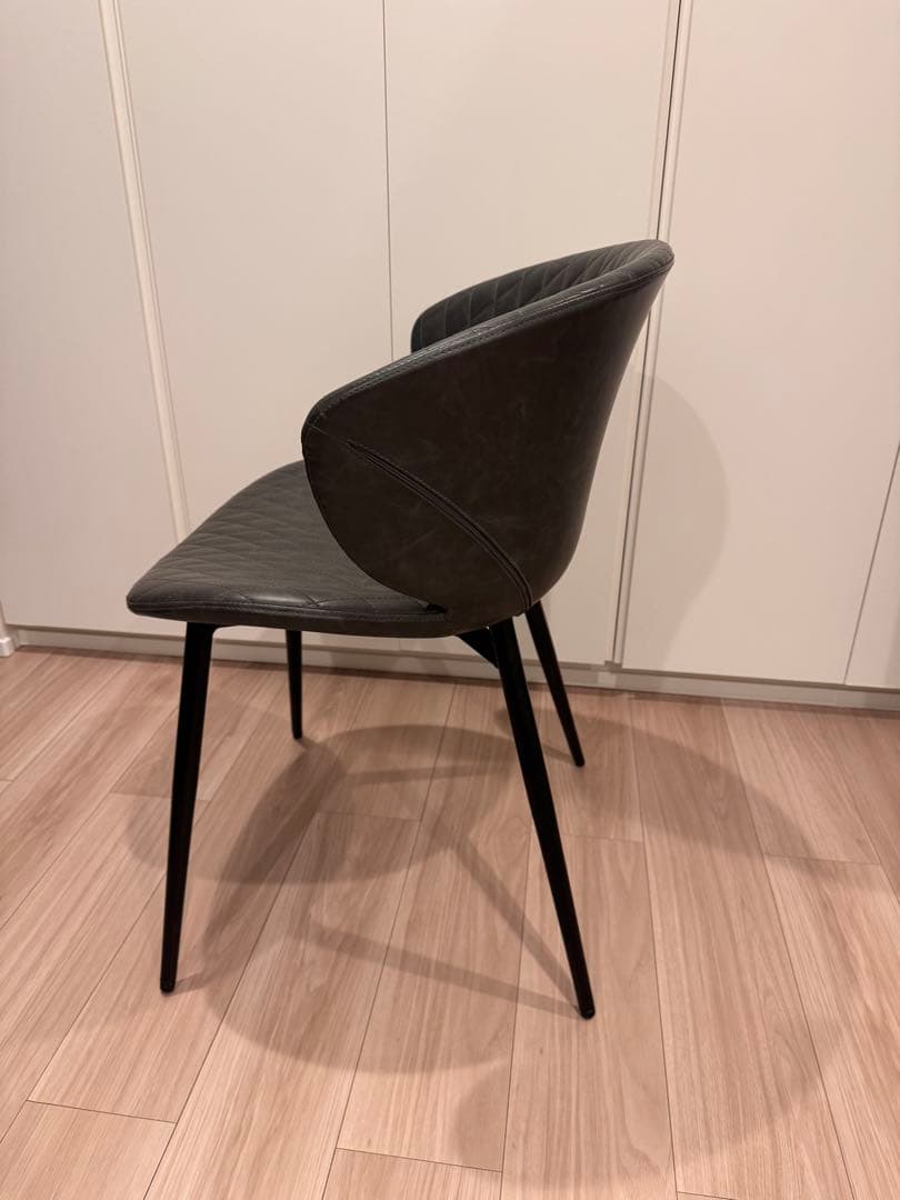 【直接取引限定】キルティング ダイニングチェア2脚セット（楽天人気・入荷待ち品）