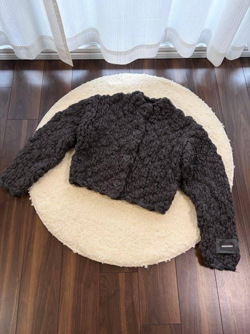 トップス maison special Hand Slub Knit Cardigan
