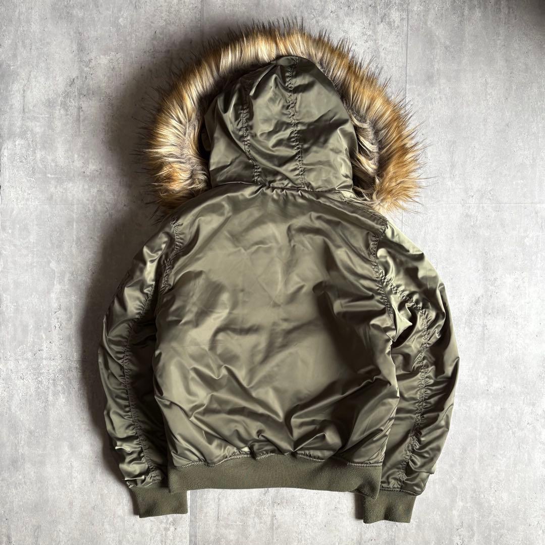 【00s archive】N-2B フライトジャケット　ファー付　y2k お兄系