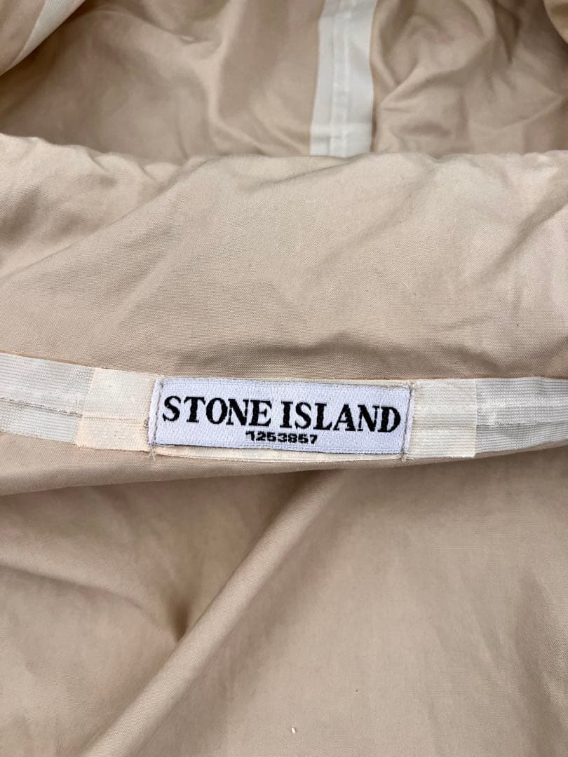 STONE  フード付きベージュジャケット