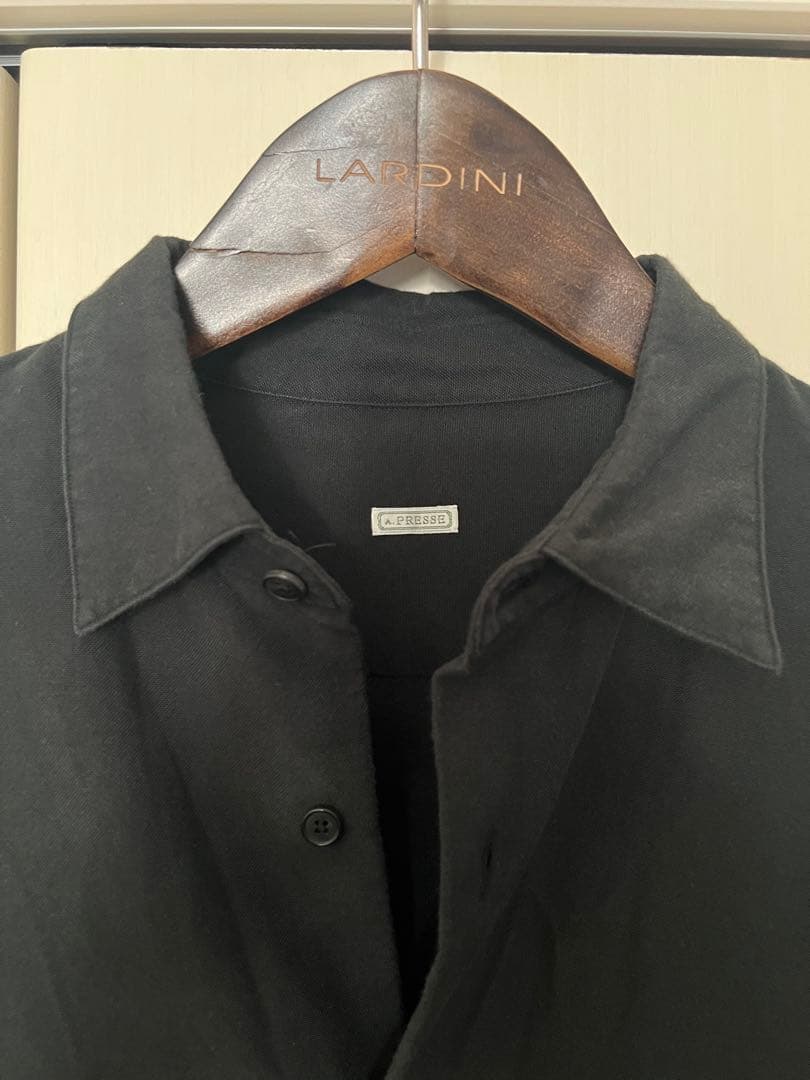 25SS A.PRESSE アプレッセ Silk Cotton Shirt