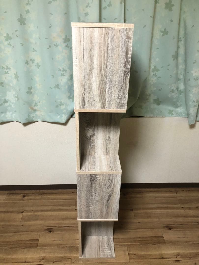 ライトウッド調オープンシェルフ