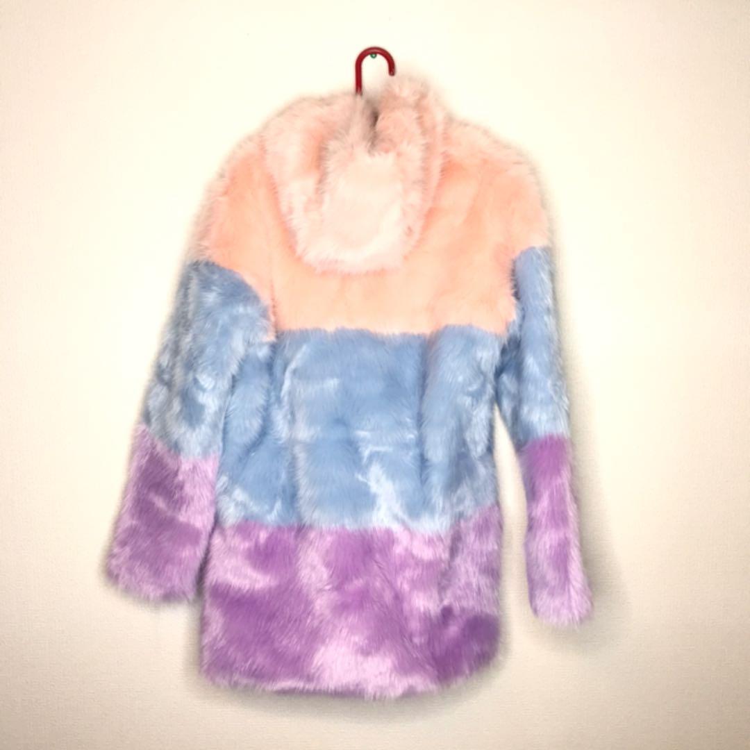 レイジーオーフ LAZY OAF ファー防寒コートS/M