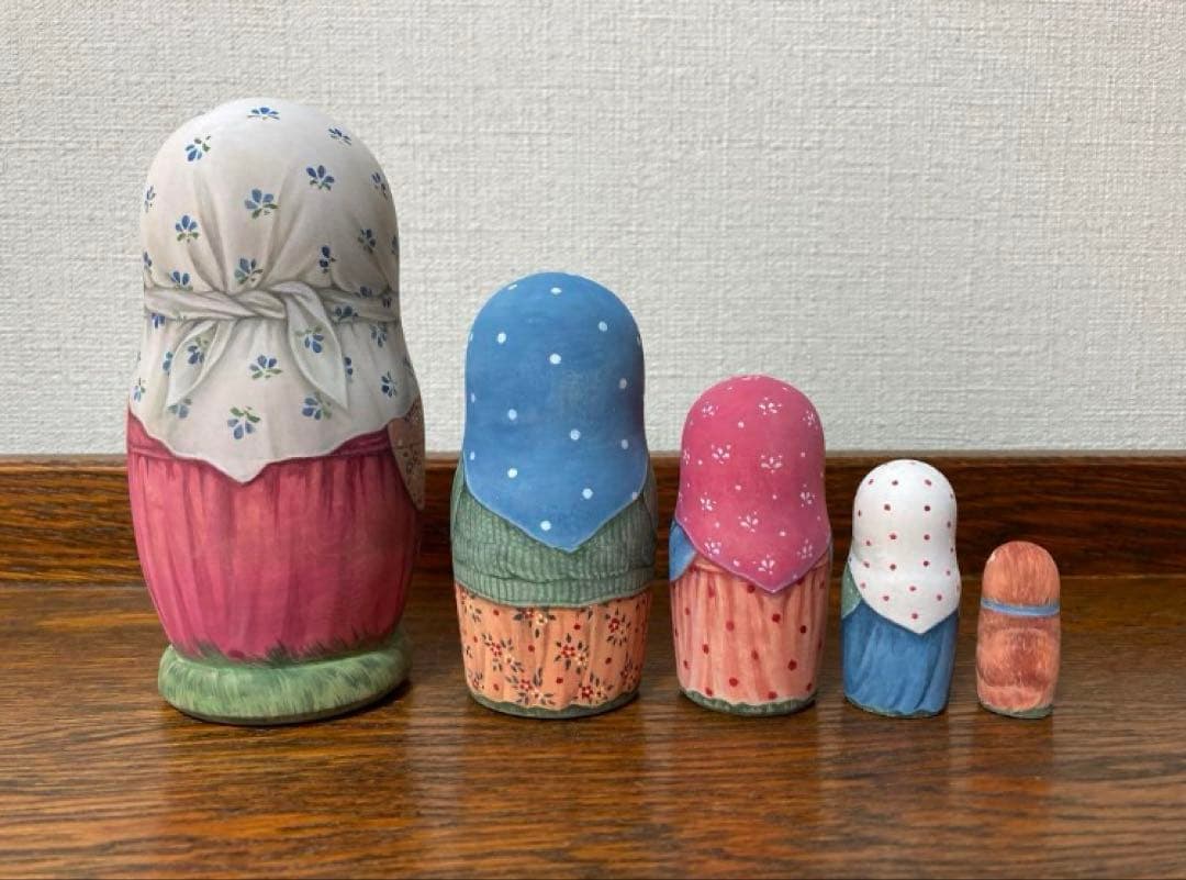 雑貨☆One Of A Kindマトリョーシカ(5P)H13cmエレナ
