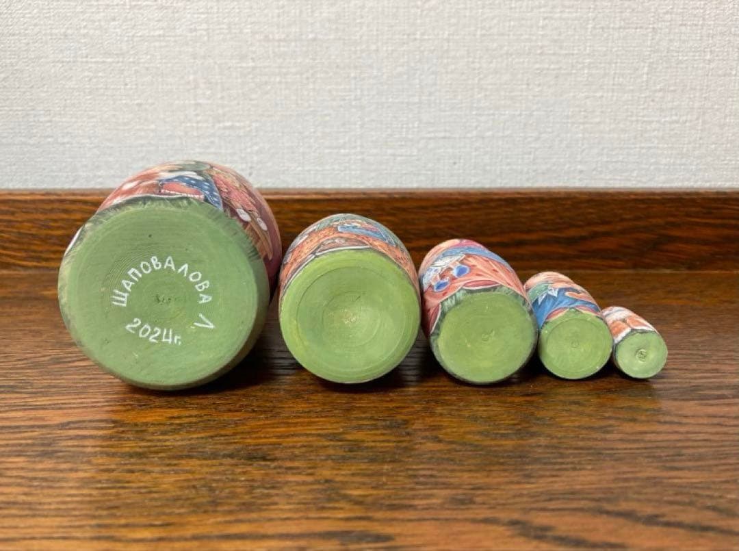 雑貨☆One Of A Kindマトリョーシカ(5P)H13cmエレナ