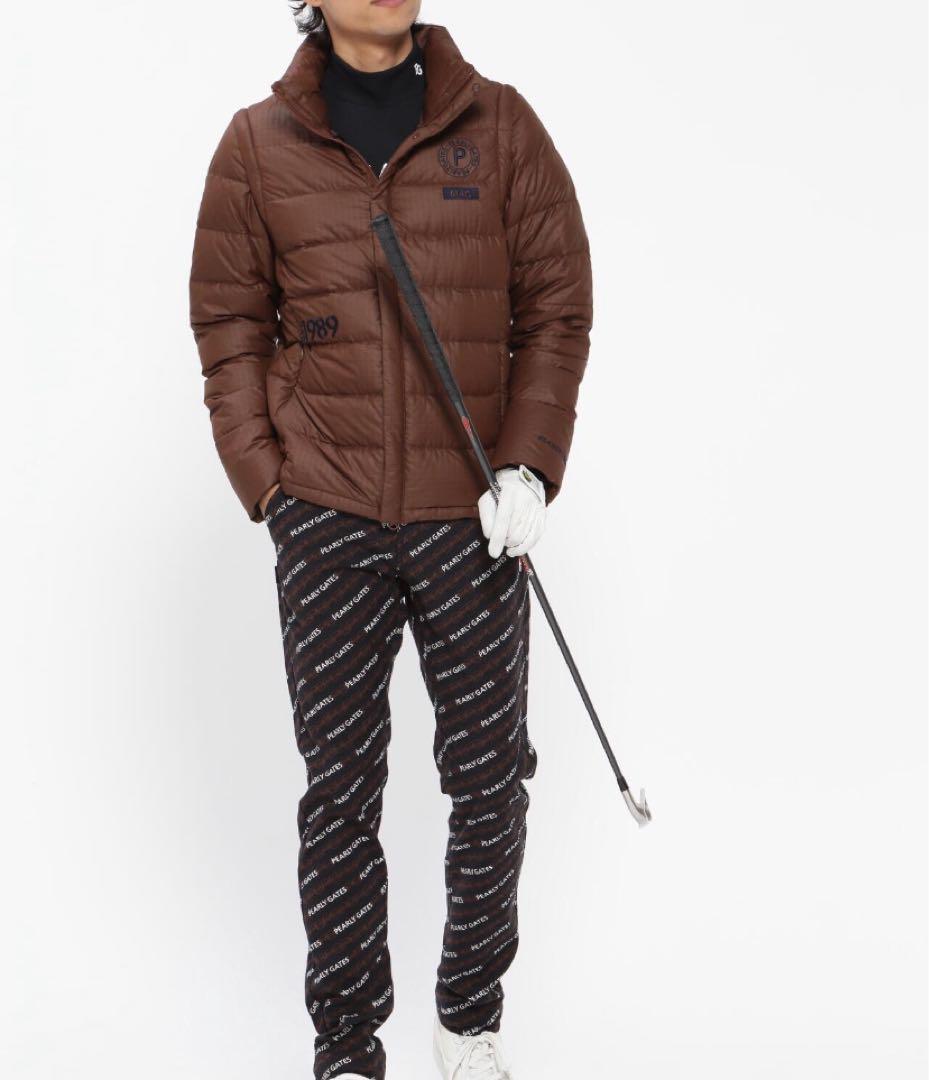 新品【PEARLY GATES】パーリーゲイツ　ジャガード　5ポケットパンツ　5