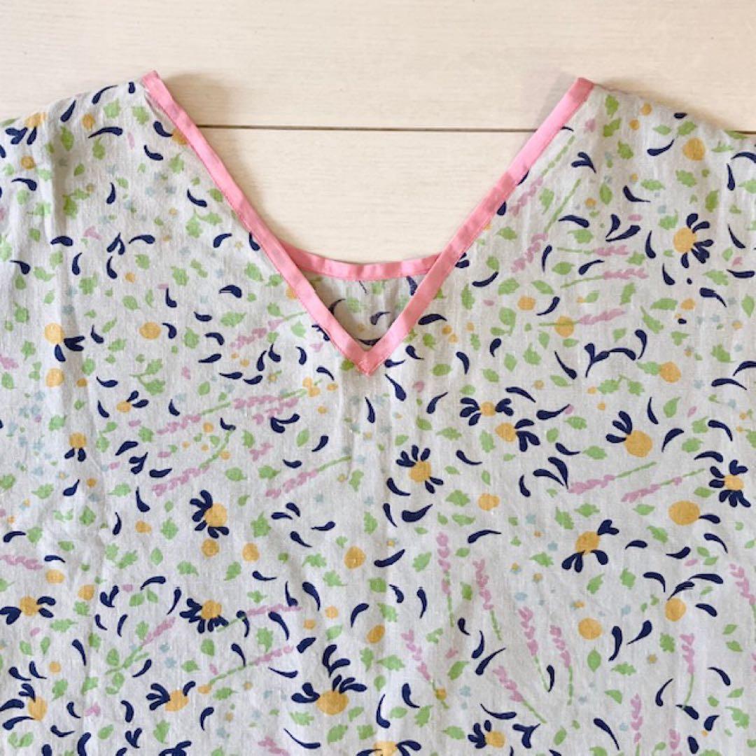 mima perhonen pleasure herb半袖ブラウス　リネン38