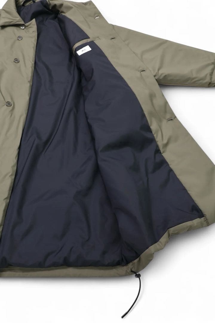 MIC. PUFF OVER COAT ユニセックス　ブラック