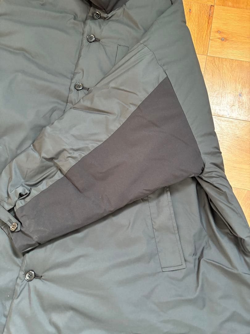 MIC. PUFF OVER COAT ユニセックス　ブラック