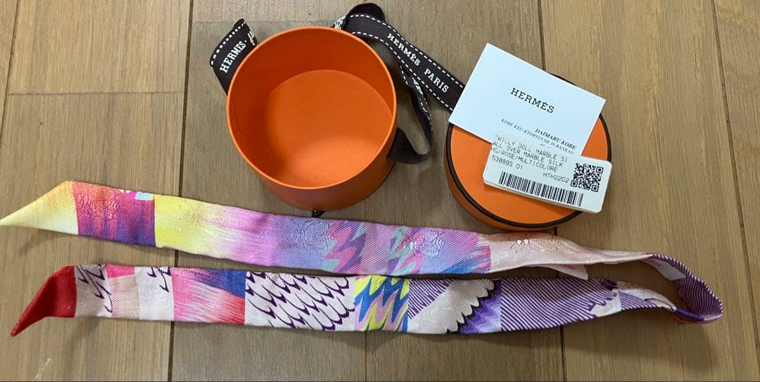 専用　HERMES エルメス 京都マーブル ツイリードール 未使用