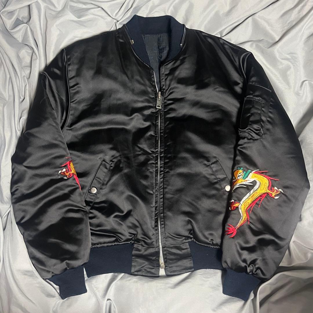 80s Korean souvenir jacket コリジャン　スカジャン