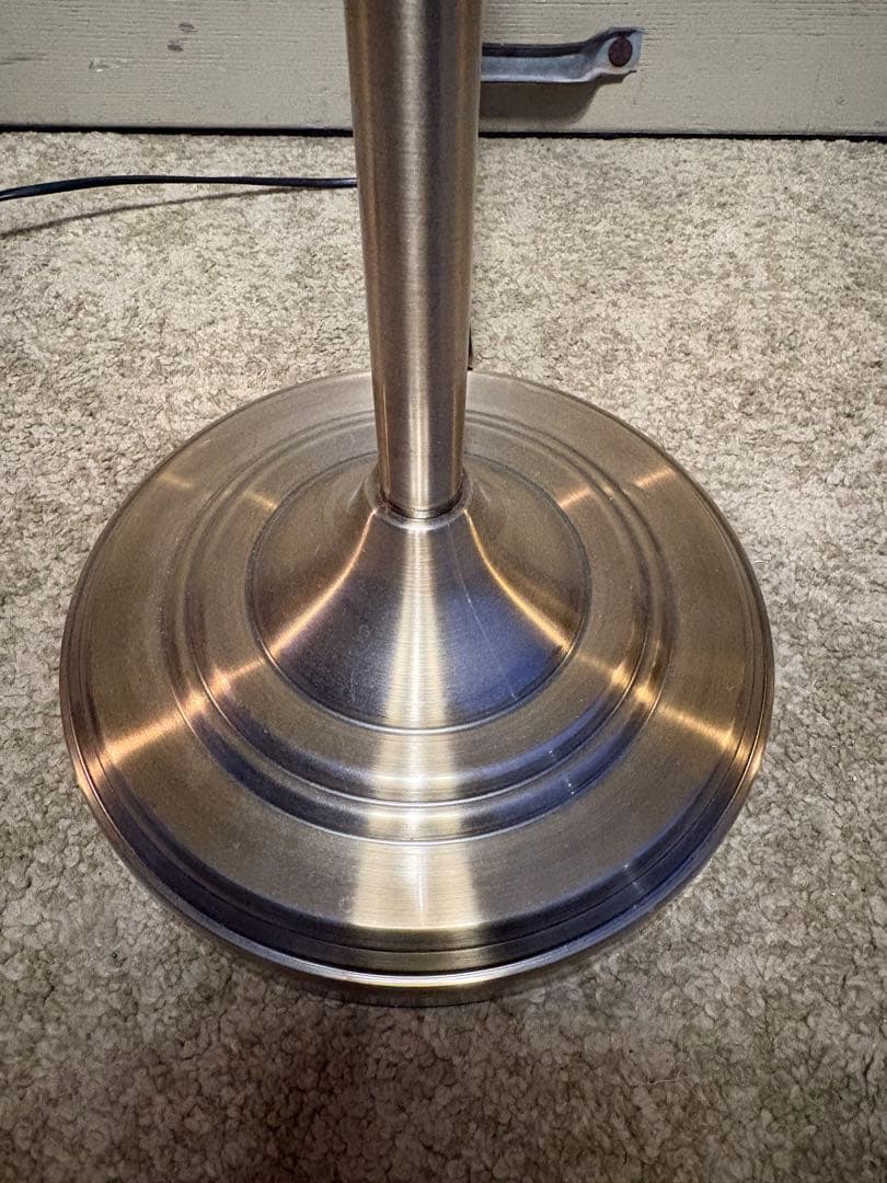 クラシック フロアランプ プリーツシェード 真鍮調 スタンドライト 間接照明