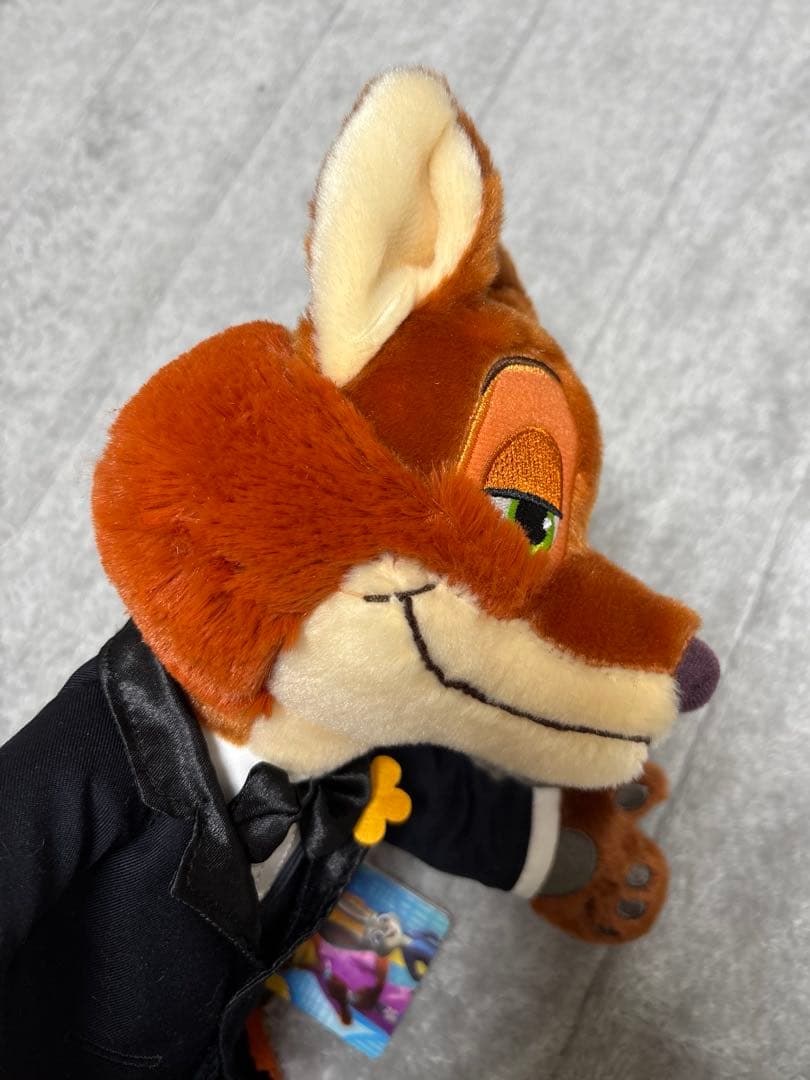 o*i様 ディズニーストア ニック・ワイルド ぬいぐるみ フォーマル ズートピア