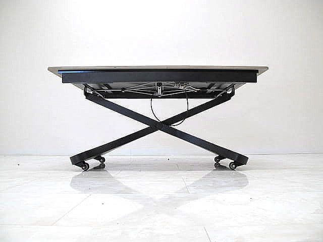 【展示品】セラミック天板昇降テーブル リフティングテーブル ダイニングテーブル