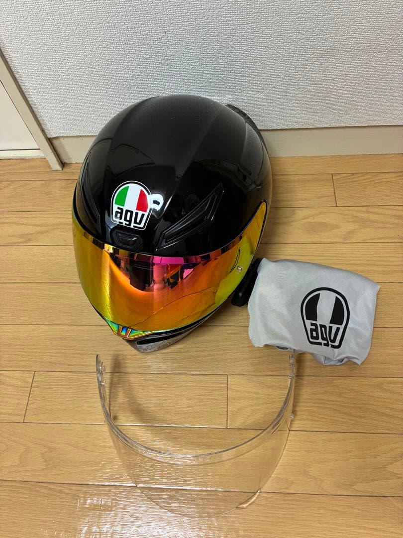 AGV K1-S JIST Asian Fitヘルメット＋純正クリアシールドXL