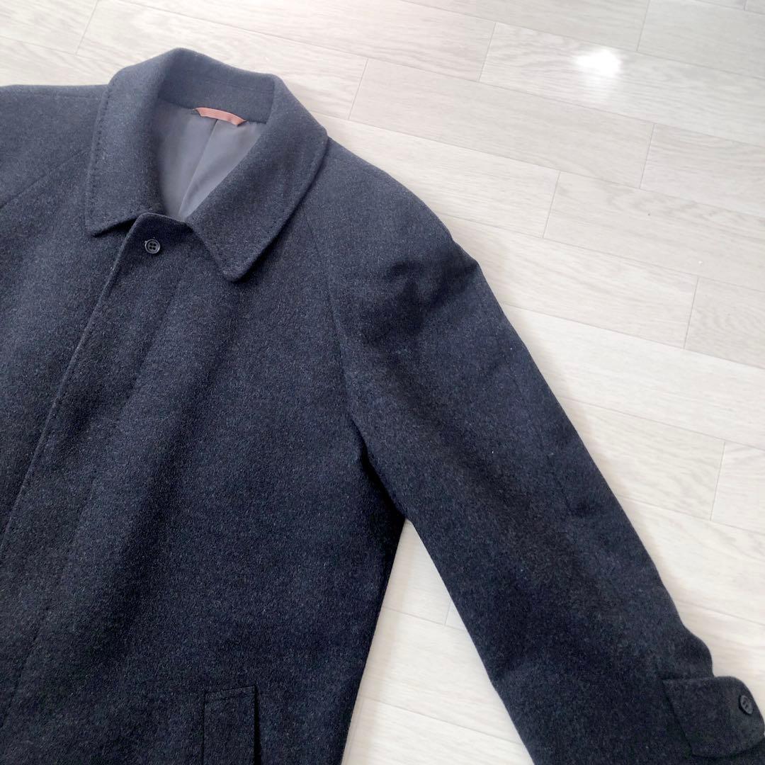 美品　 ヴァレンティノ ルディ　ステンカラーコート　カシミヤ１００％ ＸＬ